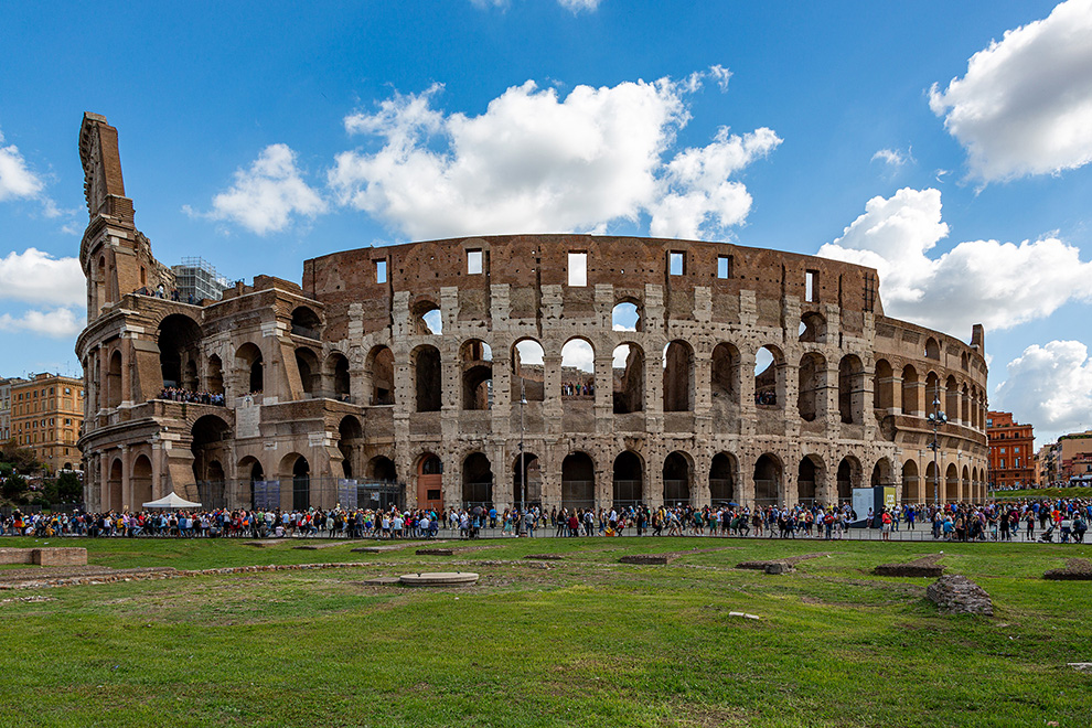 The Colosseum in the heart of Rome