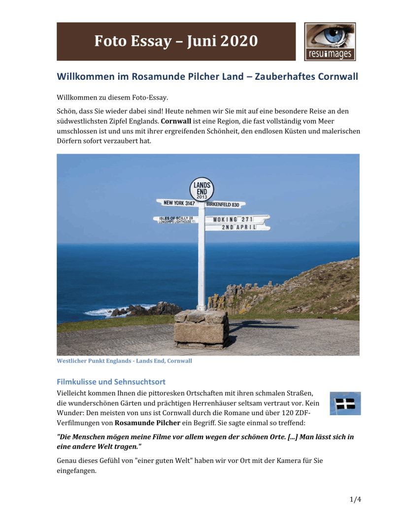 Foto-Essay Cornwall