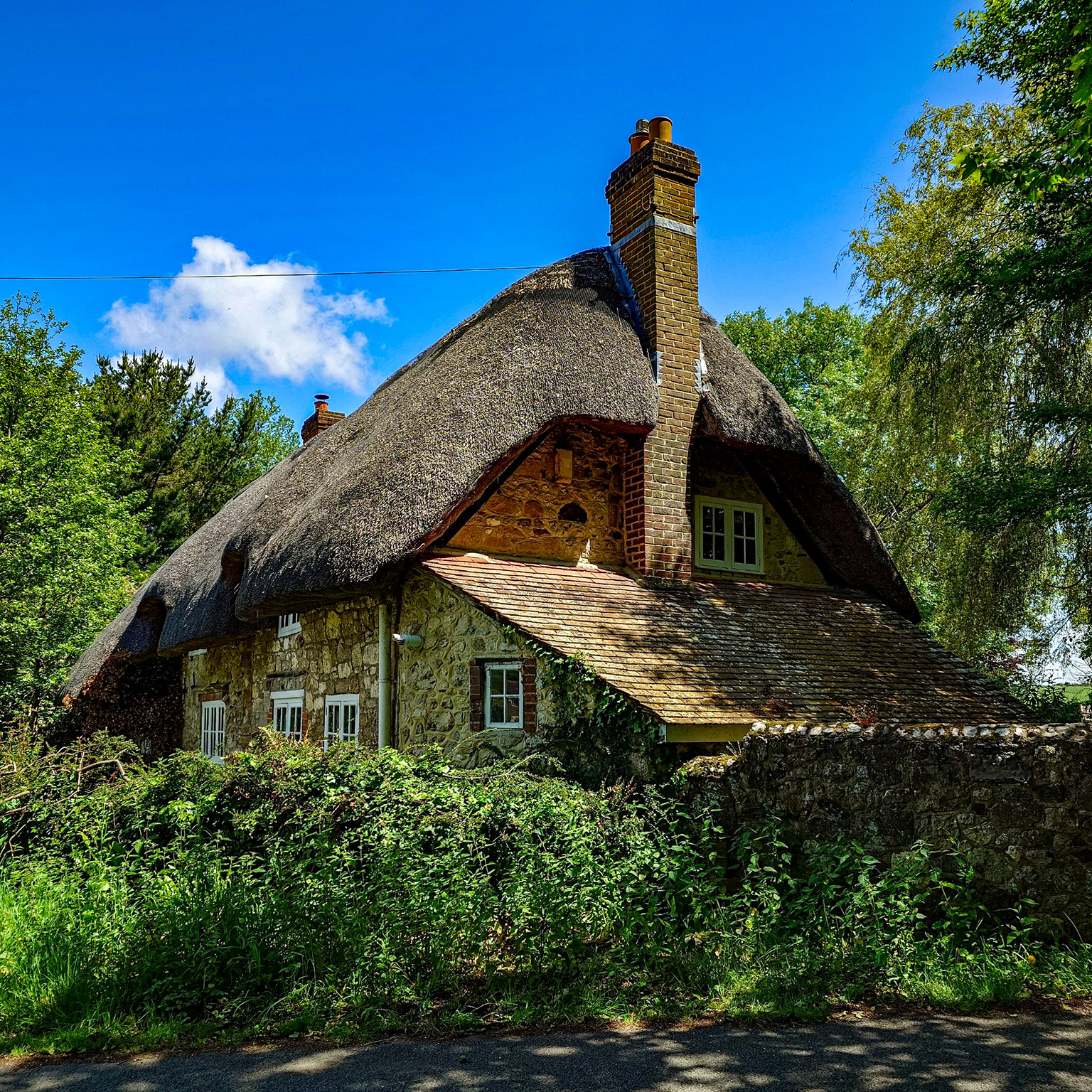 thatched house