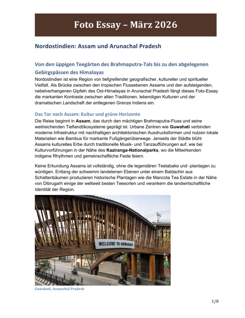 Foto-Essay Nordostindien