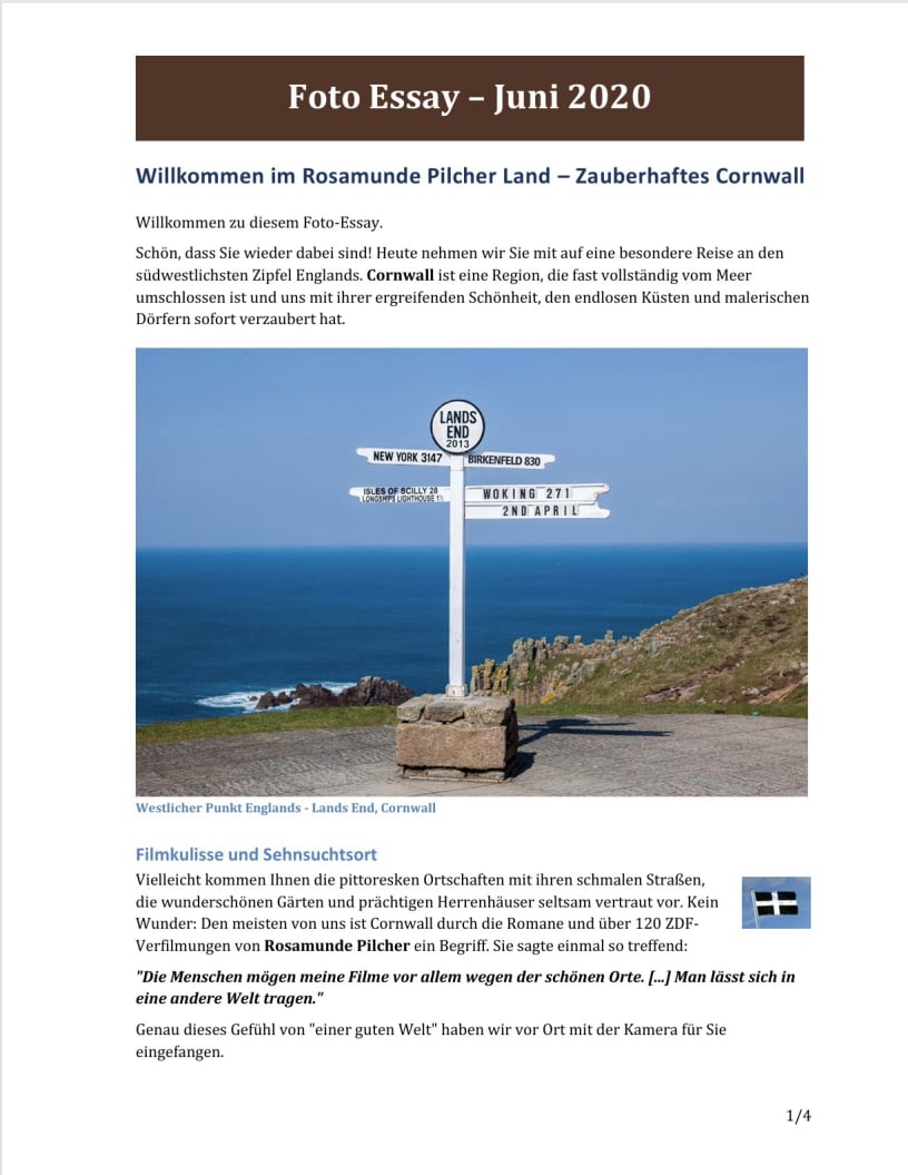Foto-Essay Cornwall